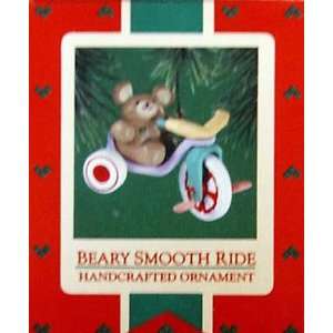   Beary Smooth Ride 1986 Teddy Bear Christmas Ornament: Everything Else
