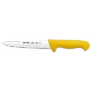   180 mm 2900 Range Butcher Narrow Blade Knife, Yellow: Kitchen & Dining