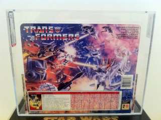   Series 1 Autobot Sunstreaker MISB Sealed AFA 85 038976057513  