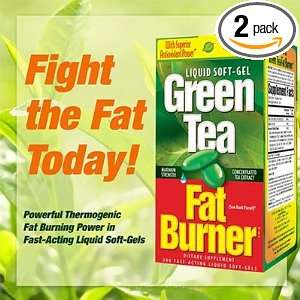 Green Tea Fat Burner Dietary Supplement 400 mg Fast Acting Liquid Soft 