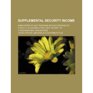  Supplemental security income: administrative and program 