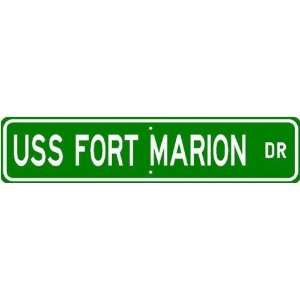  USS FORT MARION LSD 22 Street Sign   Navy Sports 