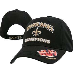  New Orleans Saints Commemorative Super Bowl Champs Black 