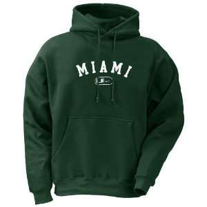  Nike Miami Hurricanes Green Knock Down Hoody Sweatshirt 