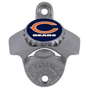  Chicago Bears NFL Wall Mounted Bottle Opener: Sports 