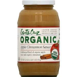 Santa Cruz Organic Org Cinnamon Applesauce ( 12x6/4 OZ)  