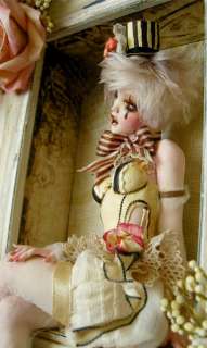   Victorian shabby chic style Burlesque girl ooak by Nicole West  