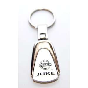 Nissan Juke Chrome Teardrop Keychain Tear Drop Key Fob Ring