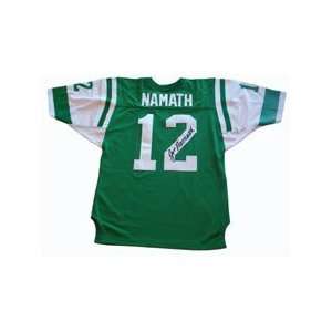 Joe Namath X12 Autographed Football 