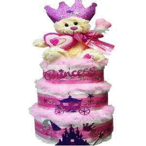  My Little Princess Baby Girl Diaper Cake Gift Tower: Baby