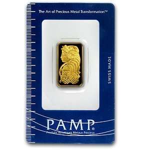  10 Gram Pamp Suisse Gold Bar .9999 Fine (In Assay 