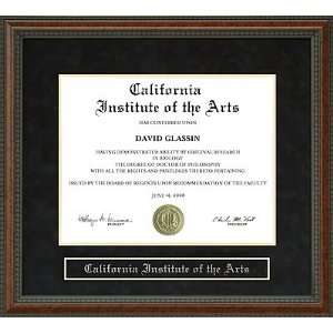   Institute of the Arts (CalArts) Diploma Frame