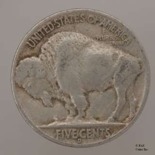 1938 D VG Buffalo Nickel US Coin FREE SHIPPING #10265872 87  