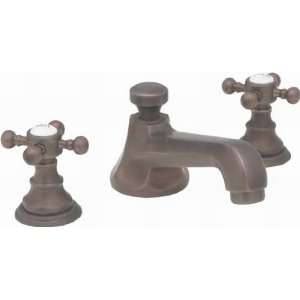  California Faucets 6002 MBLK 8 Widespread Faucet with 