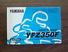 Yamaha YFZ350F YFZ350 YFZ 350F 350 F OEM Owners Manual