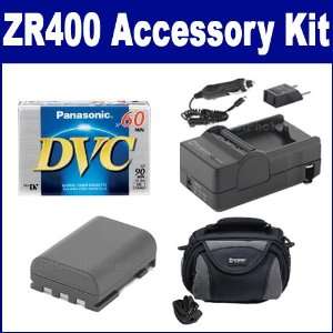  Canon ZR400 Camcorder Accessory Kit includes SDC 26 Case 