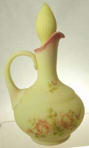 Fenton   1970s ROSES on BURMESE Cruet  