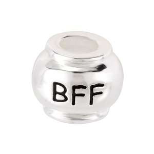  28191 Silver 10.00 Mm Kera Bff Bead: Jewelry