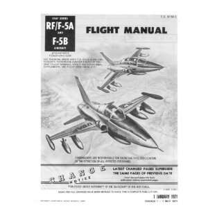  Northrop RF/F 5 A, F 5 B Aircraft Flight Manual Northrop Books