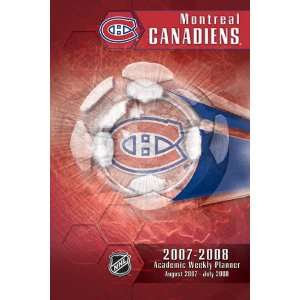  Montreal Canadiens 2007 08 5 x 8 Academic Weekly 
