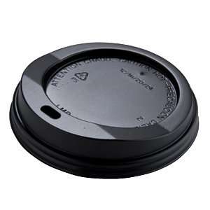  12, 16, 20 oz. Black Plastic Travel Lid 1000 / CS: Health 