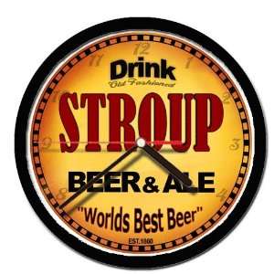  STROUP beer and ale cerveza wall clock: Everything Else