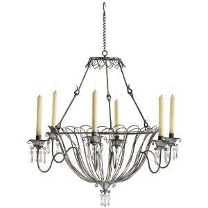    Somerset Rustic Iron Taper Candle Chandelier