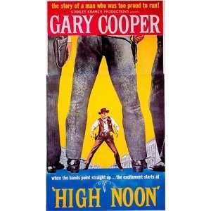  High Noon Vintage Gary Cooper Movie Poster: Home & Kitchen