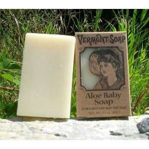  Vermont Soapworks Organic Aloe Baby Soap: Beauty