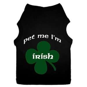  Pet Me Im Irish St Patricks Day Dog Tank   (XS Large 