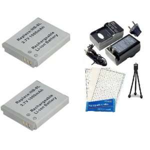 And Charger Kit For Canon PowerShot D10 D20 Waterproof Digital Camera 