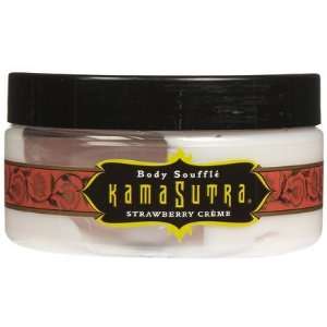  Kama Sutra Body Souffle, Strawberry Creme 7.5 oz (Quantity 