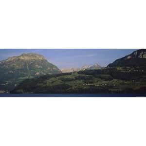  Houses on Mountains, Schwyz, Canton of Schwyz, Switzerland 