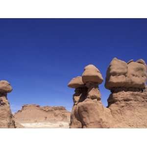 Red Sandstone Formations in Desert, Canyonlands National 