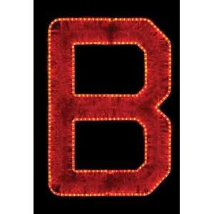   1563 Red B Red Capital Letter B   RL LED Lights: Home Improvement