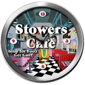  STOWERS 14 Inch Cafe Metal Clock Quartz Movement: Kitchen 