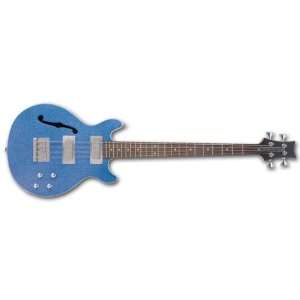  Daisy Rock Retro H Bass Guitar, Stormy Blue Musical Instruments