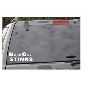  Barack Obama STINKS  window decal: Everything Else