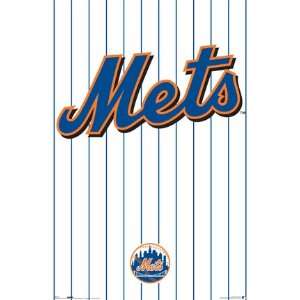   : New York Ny Mets Mlb Baseball Team Logo Poster 4228: Home & Kitchen