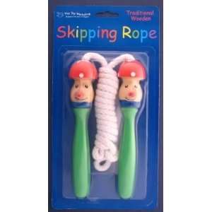   Wooden Mushroom Skipping Jump Rope by The Toy Workshop Toys & Games