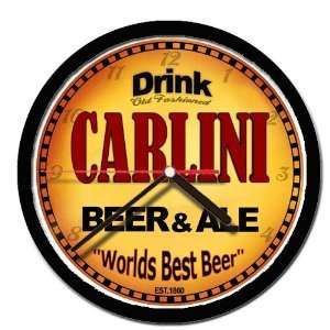  CARLINI beer and ale cerveza wall clock: Everything Else