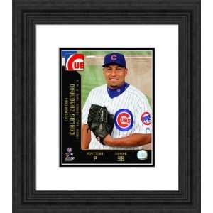  Framed Carlos Zambrano Chicago Cubs Photograph: Sports 