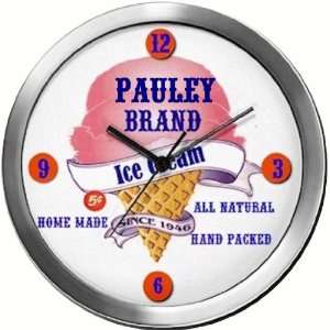  PAULEY 14 Inch Ice Cream Metal Clock Quartz Movement 