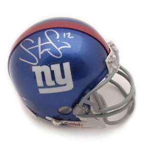  Steve Smith New York Giants Autographed Mini Helmet 