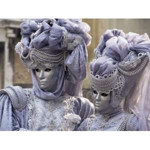  People in Carnival Costume, Venice, Veneto, Italy Premium 