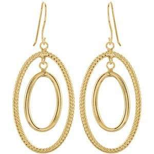   14Kycladster 14Ky Gold Clad Sterling Silver Dangle earrings: Jewelry