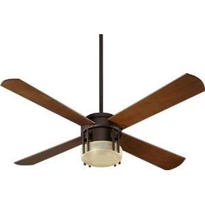   52 Oiled Bronze Ceiling Fan with Light Kit 53524 86: Home Improvement