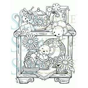  Stampavie Penny Johnson Clear Stamp A Cupboard Full Of 