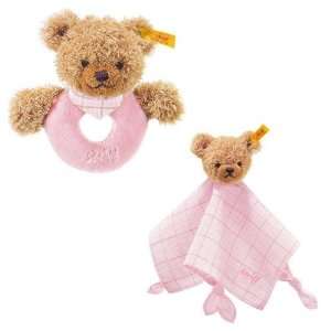  Steiff Sleep Well Bear Grip Toy and Comforter: Toys 