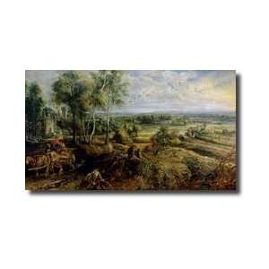  An Autumn Landscape With A View Of Het Steen In The Early 
